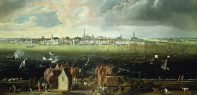 View of Antwerp from the River Schelde by Jan Wildens